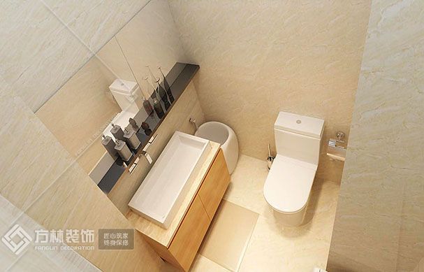 港式風(fēng)格衛(wèi)生間角度1
