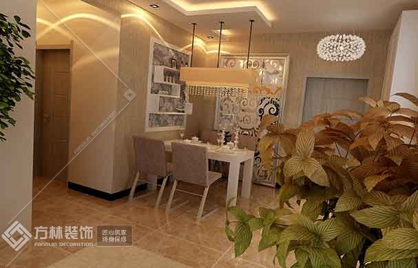 現(xiàn)代簡約餐廳角度2