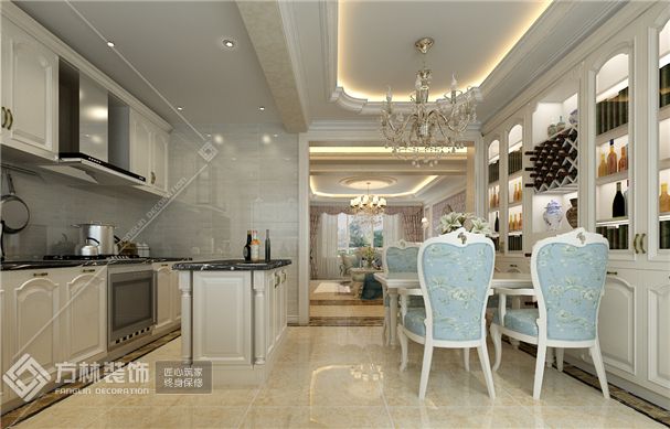 美式風(fēng)格廚房角度1